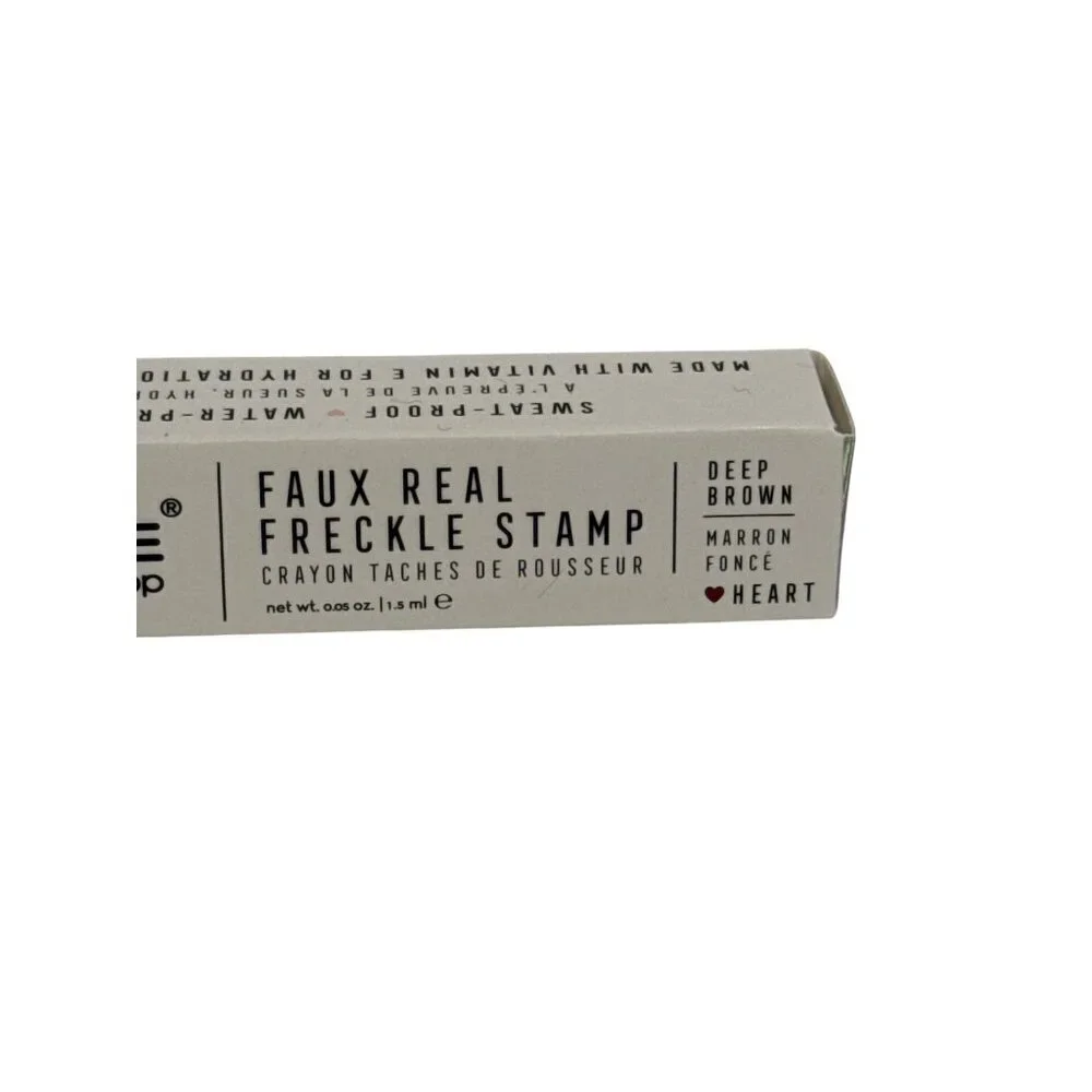 The Creme Shop Faux Freckle Stamp Deep Brown Heart Eyeliner Liquid Dual Sided